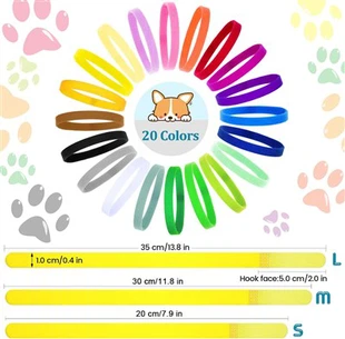Ρυθμιζόμενες ταινίες ID Ζώνες Puppy ID